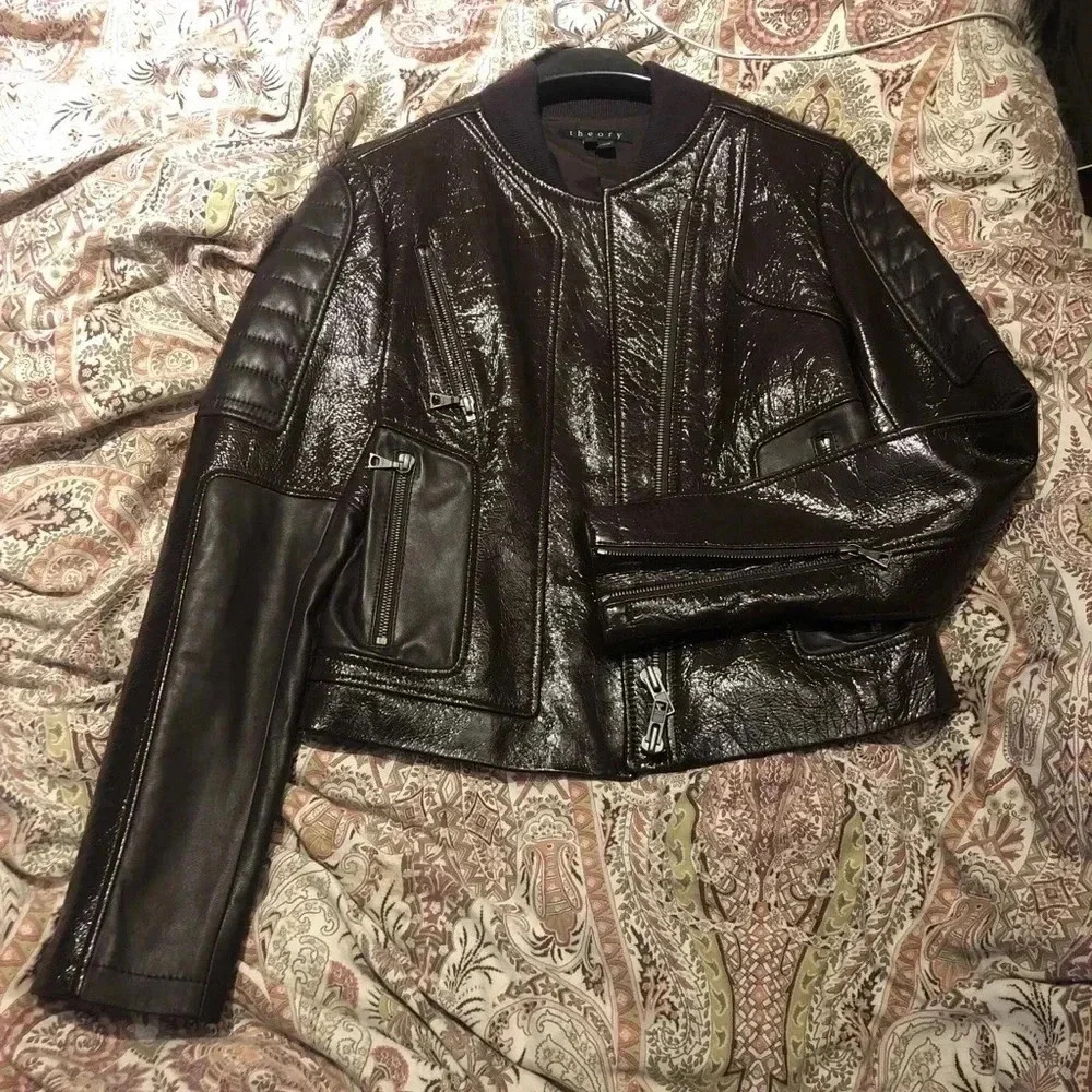 Theory‎  leather jacket